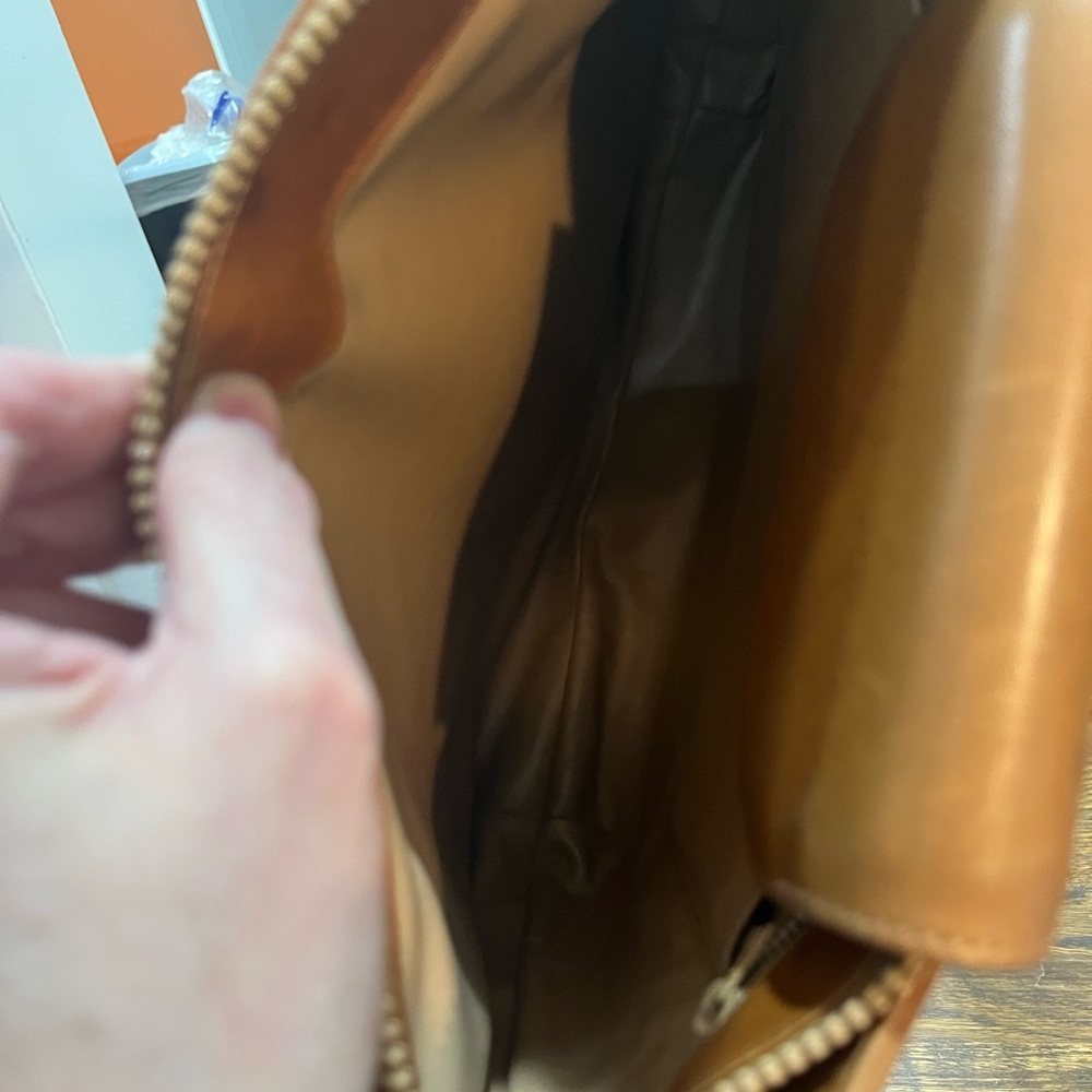 Gucci Vintage Interlocking GG shoulder bag, brown canvas with leather trim - Picture 11 of 14